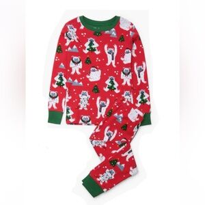 Yuletide Yetis Organic Cotton Pajama Set by Hatley